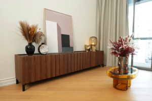 示範單位；showflat；家居佈置；St. George's Mansions；何文田豪它；2房連傢俬示範單位；歐洲家具；歐洲傢俬；歐化傢俬；歐洲傢俬50周年紀念；高級傢俬；意大利真皮梳化；高級餐檯；嘉道理道24A號；764呎單位